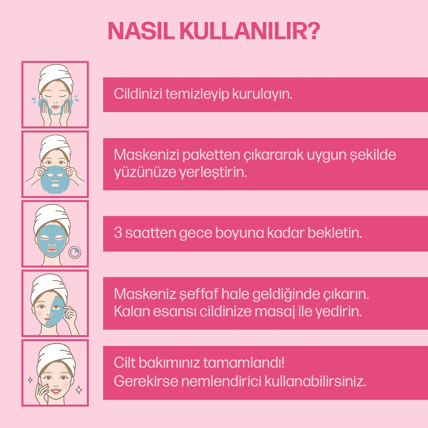 Korean Aura Kırışıklık ve Akne Karşıtı Maske