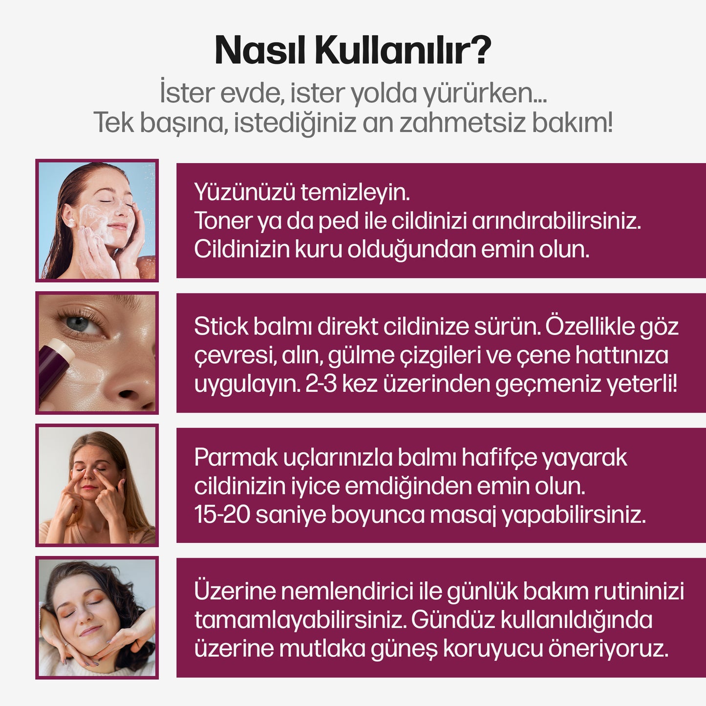 KoreanAura Kalsiyum Destekli Genç Görünüm Balm