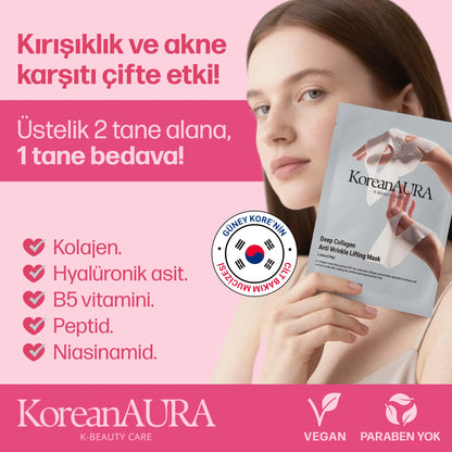 Korean Aura Kırışıklık ve Akne Karşıtı Maske
