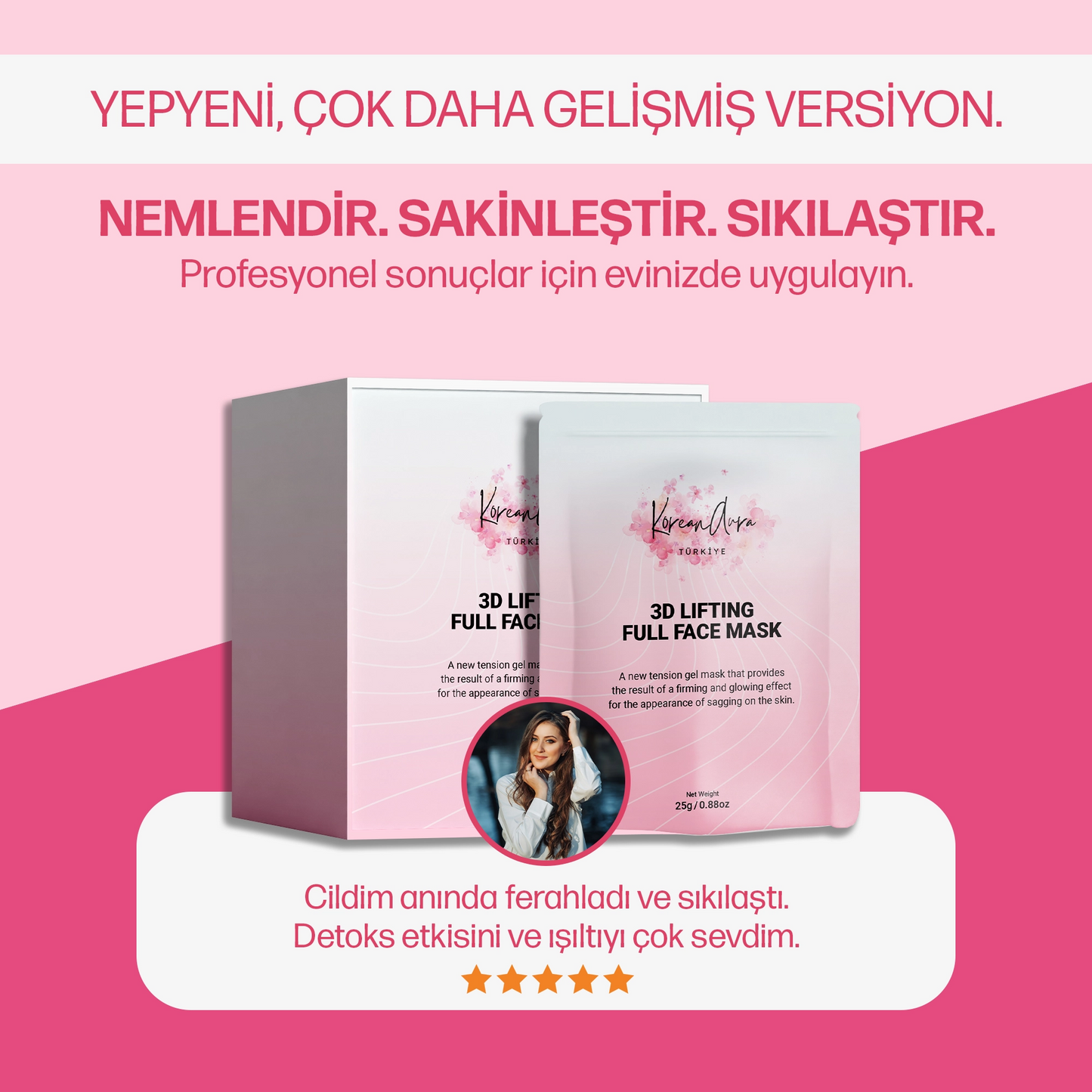KoreanAura 3D Sıkılaştırıcı Maske