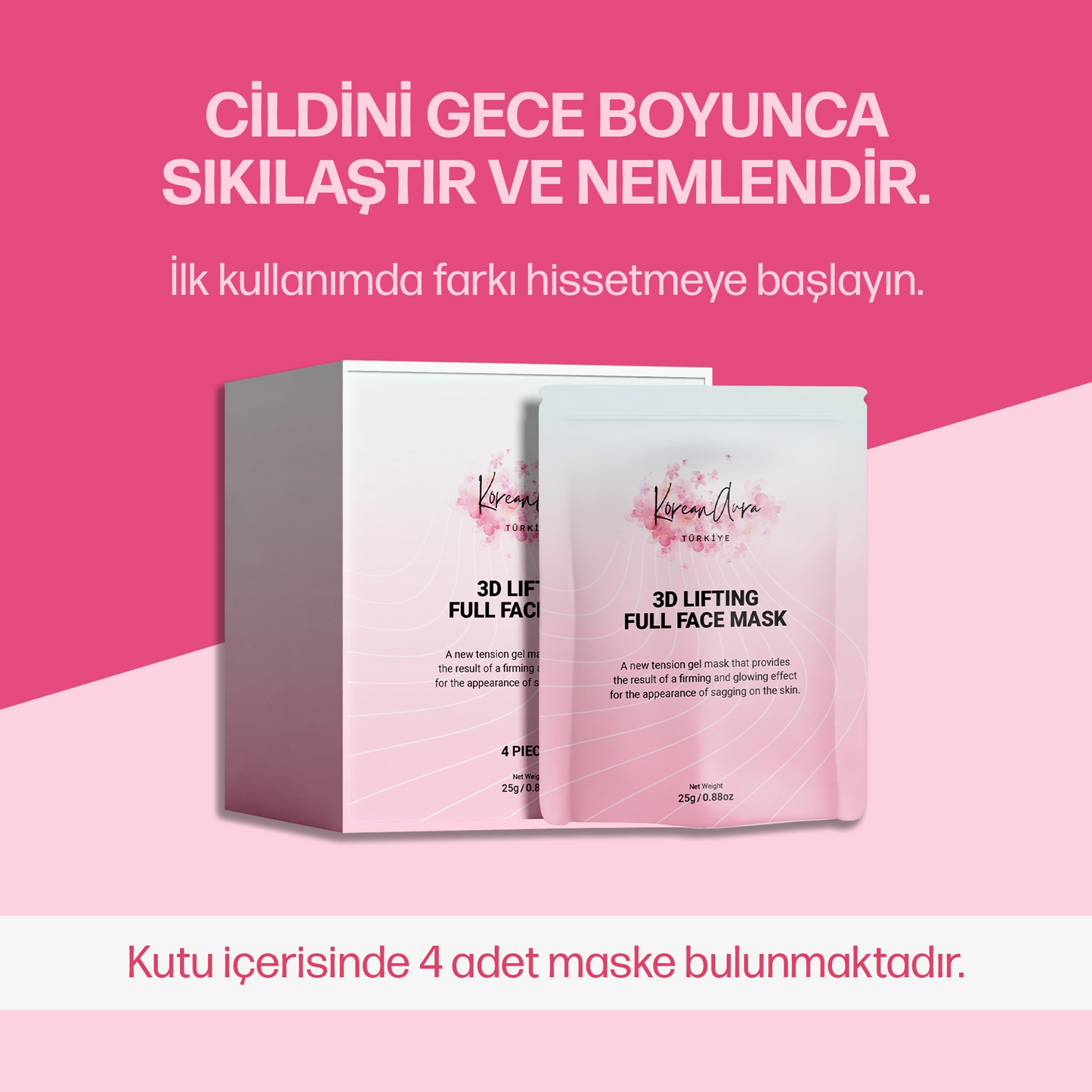 KoreanAura 3D Sıkılaştırıcı Maske