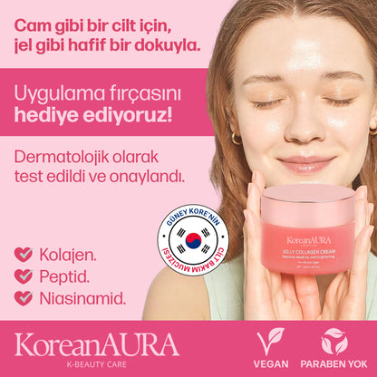 KoreanAura Kolajen Jel Krem - Dolgun Işıltı