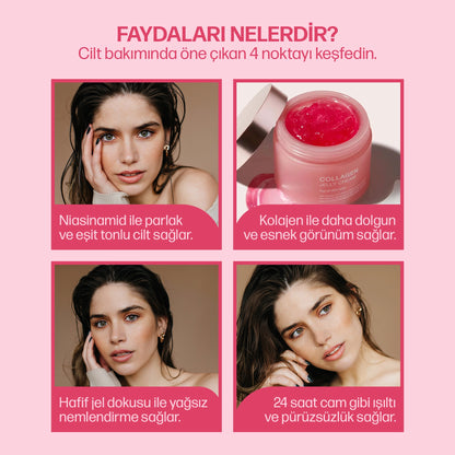 KoreanAura Kolajen Jel Krem - Dolgun Işıltı