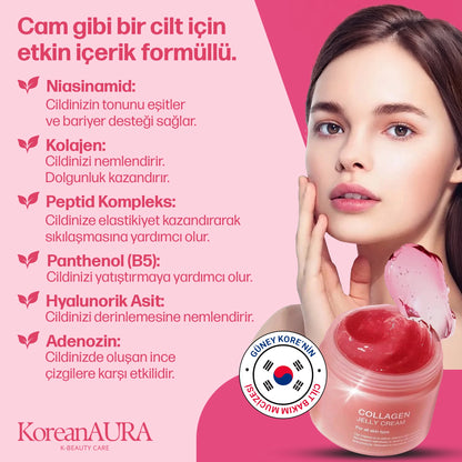 KoreanAura Kolajen Jel Krem - Dolgun Işıltı
