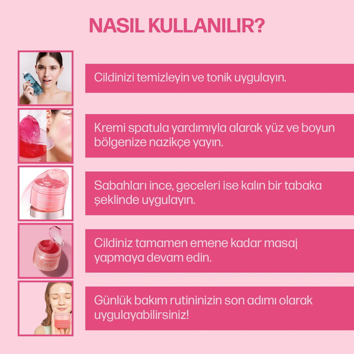 KoreanAura Kolajen Jel Krem - Dolgun Işıltı