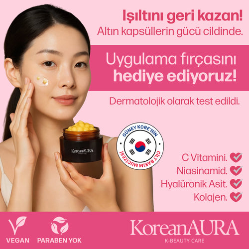 KoreanAura Gold Kapsül Krem - Sepet Özel