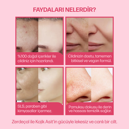 Korean Aura Kojik & Zerdeçal 40’lı Aydınlatıcı Temizleme Pedi