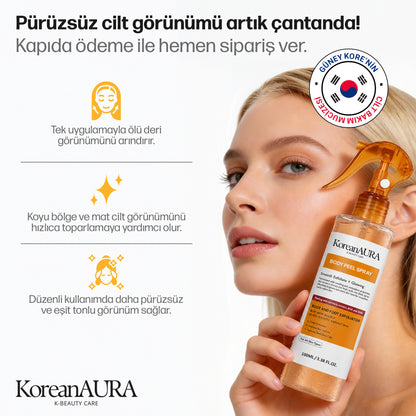 Koreanaura Kojik Asit & Zerdeçal Aydınlatıcı Peeling Vücut Spreyi