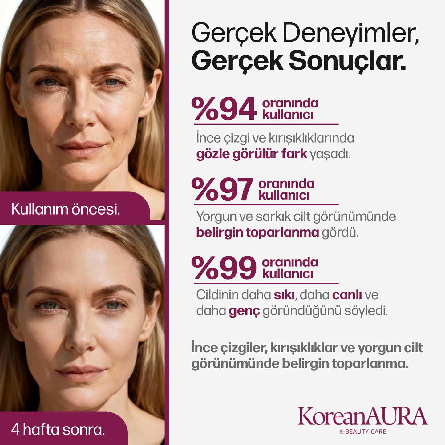 KoreanAura Kalsiyum Destekli Genç Görünüm Balm