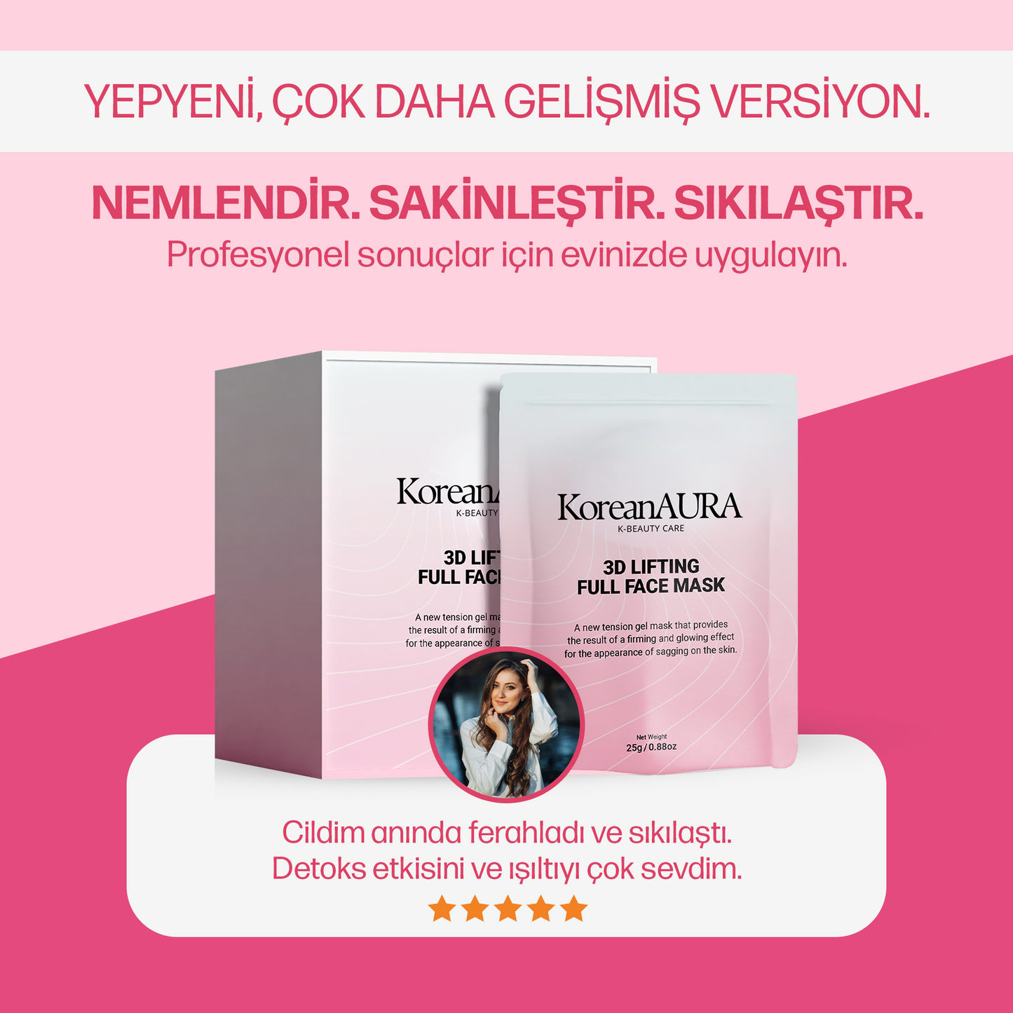 KoreanAura 3D Sıkılaştırıcı Maske