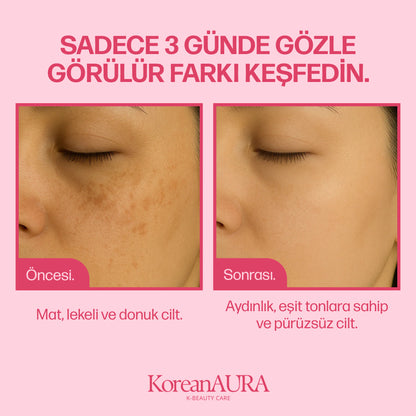 Korean Aura Kojik & Zerdeçal 40’lı Aydınlatıcı Temizleme Pedi